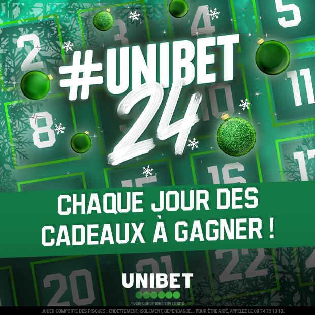 Calendrier de l'Avent 2021 Unibet