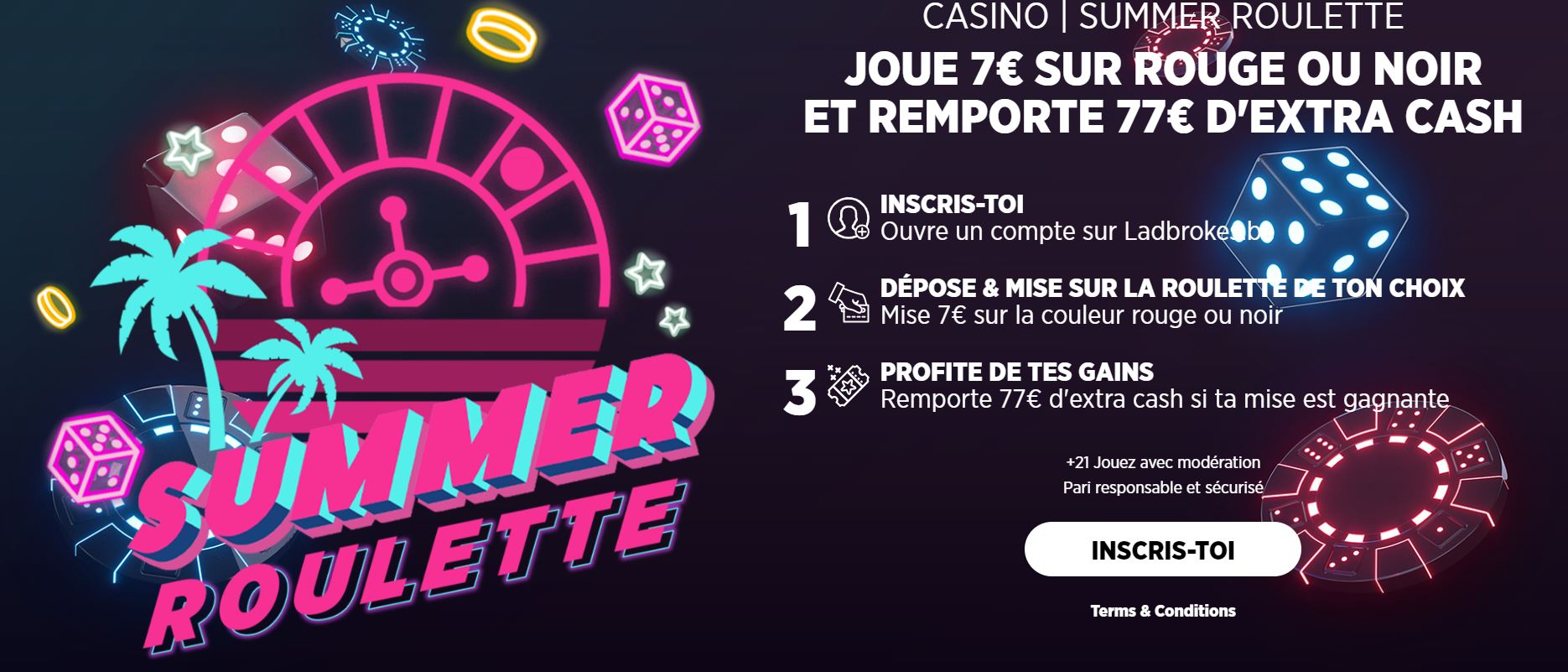 Summer Roulette sur Ladbrokes